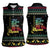 Christmas Vintage Guitar Women Sleeveless Polo Shirt Xmas Holiday Patterns - Wonder Print Shop