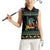 Christmas Vintage Guitar Women Sleeveless Polo Shirt Xmas Holiday Patterns - Wonder Print Shop