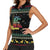 Christmas Vintage Guitar Women Sleeveless Polo Shirt Xmas Holiday Patterns - Wonder Print Shop