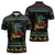 Christmas Vintage Guitar Zipper Polo Shirt Xmas Holiday Patterns - Wonder Print Shop