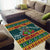Rock The Holidays Guitar Christmas Area Rug Xmas Holiday Patterns - Wonder Print Shop