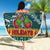 Rock The Holidays Guitar Christmas Beach Blanket Xmas Holiday Patterns - Wonder Print Shop