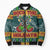 Rock The Holidays Guitar Christmas Bomber Puffer Jacket Xmas Holiday Patterns - Wonder Print Shop