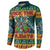 Rock The Holidays Guitar Christmas Button Sweatshirt Xmas Holiday Patterns - Wonder Print Shop