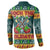 Rock The Holidays Guitar Christmas Button Sweatshirt Xmas Holiday Patterns - Wonder Print Shop