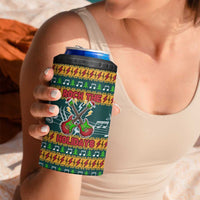 Rock The Holidays Guitar Christmas 4 in 1 Can Cooler Tumbler Xmas Holiday Patterns - Wonder Print Shop