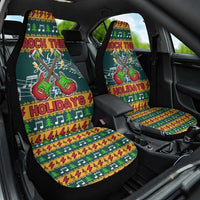 Rock The Holidays Guitar Christmas Car Seat Cover Xmas Holiday Patterns - Wonder Print Shop