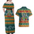 Rock The Holidays Guitar Christmas Couples Matching Off Shoulder Maxi Dress and Hawaiian Shirt Xmas Holiday Patterns - Wonder Print Shop