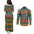 Rock The Holidays Guitar Christmas Couples Matching Puletasi and Long Sleeve Button Shirt Xmas Holiday Patterns - Wonder Print Shop
