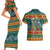 Rock The Holidays Guitar Christmas Couples Matching Short Sleeve Bodycon Dress and Hawaiian Shirt Xmas Holiday Patterns - Wonder Print Shop