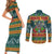 Rock The Holidays Guitar Christmas Couples Matching Short Sleeve Bodycon Dress and Long Sleeve Button Shirt Xmas Holiday Patterns - Wonder Print Shop
