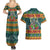 Rock The Holidays Guitar Christmas Couples Matching Summer Maxi Dress and Hawaiian Shirt Xmas Holiday Patterns - Wonder Print Shop