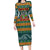 Rock The Holidays Guitar Christmas Family Matching Long Sleeve Bodycon Dress and Hawaiian Shirt Xmas Holiday Patterns - Wonder Print Shop