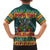 Rock The Holidays Guitar Christmas Family Matching Off The Shoulder Long Sleeve Dress and Hawaiian Shirt Xmas Holiday Patterns - Wonder Print Shop