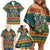 Rock The Holidays Guitar Christmas Family Matching Off Shoulder Short Dress and Hawaiian Shirt Xmas Holiday Patterns - Wonder Print Shop
