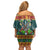 Rock The Holidays Guitar Christmas Family Matching Off Shoulder Short Dress and Hawaiian Shirt Xmas Holiday Patterns - Wonder Print Shop