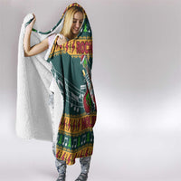 Rock The Holidays Guitar Christmas Hooded Blanket Xmas Holiday Patterns - Wonder Print Shop