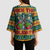 Rock The Holidays Guitar Christmas Kimono Sleeve Blouse Xmas Holiday Patterns - Wonder Print Shop
