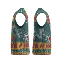 Rock The Holidays Guitar Christmas Knitted V-Neck Vest Xmas Holiday Patterns - Wonder Print Shop