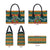 Rock The Holidays Guitar Christmas Leather Bag Xmas Holiday Patterns - Wonder Print Shop