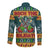 Rock The Holidays Guitar Christmas Long Sleeve Button Shirt Xmas Holiday Patterns - Wonder Print Shop