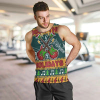 Rock The Holidays Guitar Christmas Men Tank Top Xmas Holiday Patterns - Wonder Print Shop