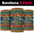 Rock The Holidays Guitar Christmas Neck Gaiter Xmas Holiday Patterns - Wonder Print Shop
