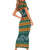 Rock The Holidays Guitar Christmas Short Sleeve Bodycon Dress Xmas Holiday Patterns - Wonder Print Shop