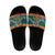 Rock The Holidays Guitar Christmas Slide Sandals Xmas Holiday Patterns - Wonder Print Shop