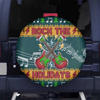 Rock The Holidays Guitar Christmas Spare Tire Cover Xmas Holiday Patterns - Wonder Print Shop