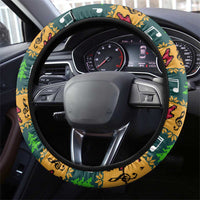 Rock The Holidays Guitar Christmas Steering Wheel Cover Xmas Holiday Patterns - Wonder Print Shop