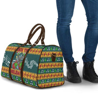 Rock The Holidays Guitar Christmas Travel Bag Xmas Holiday Patterns - Wonder Print Shop