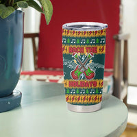 Rock The Holidays Guitar Christmas Tumbler Cup Xmas Holiday Patterns - Wonder Print Shop