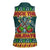 Rock The Holidays Guitar Christmas Women Sleeveless Polo Shirt Xmas Holiday Patterns - Wonder Print Shop