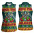 Rock The Holidays Guitar Christmas Women Sleeveless Polo Shirt Xmas Holiday Patterns - Wonder Print Shop
