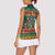 Rock The Holidays Guitar Christmas Women Sleeveless Polo Shirt Xmas Holiday Patterns - Wonder Print Shop