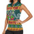 Rock The Holidays Guitar Christmas Women Sleeveless Polo Shirt Xmas Holiday Patterns - Wonder Print Shop