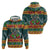 Rock The Holidays Guitar Christmas Zip Hoodie Xmas Holiday Patterns - Wonder Print Shop