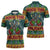 Rock The Holidays Guitar Christmas Zipper Polo Shirt Xmas Holiday Patterns - Wonder Print Shop