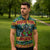 Rock The Holidays Guitar Christmas Zipper Polo Shirt Xmas Holiday Patterns - Wonder Print Shop