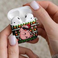 Hamsome Cute Pig Christmas AirPods Case Xmas Holiday Patterns - Wonder Print Shop