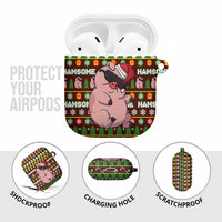 Hamsome Cute Pig Christmas AirPods Case Xmas Holiday Patterns - Wonder Print Shop