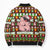Hamsome Cute Pig Christmas Bomber Puffer Jacket Xmas Holiday Patterns - Wonder Print Shop