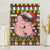 Hamsome Cute Pig Christmas Canvas Wall Art Xmas Holiday Patterns - Wonder Print Shop