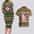 Hamsome Cute Pig Christmas Couples Matching Long Sleeve Bodycon Dress and Hawaiian Shirt Xmas Holiday Patterns - Wonder Print Shop