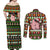 Hamsome Cute Pig Christmas Couples Matching Off Shoulder Maxi Dress and Long Sleeve Button Shirt Xmas Holiday Patterns - Wonder Print Shop