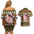 Hamsome Cute Pig Christmas Couples Matching Off Shoulder Short Dress and Hawaiian Shirt Xmas Holiday Patterns - Wonder Print Shop