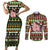 Hamsome Cute Pig Christmas Couples Matching Short Sleeve Bodycon Dress and Long Sleeve Button Shirt Xmas Holiday Patterns - Wonder Print Shop