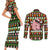 Hamsome Cute Pig Christmas Couples Matching Short Sleeve Bodycon Dress and Long Sleeve Button Shirt Xmas Holiday Patterns - Wonder Print Shop