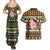Hamsome Cute Pig Christmas Couples Matching Summer Maxi Dress and Hawaiian Shirt Xmas Holiday Patterns - Wonder Print Shop